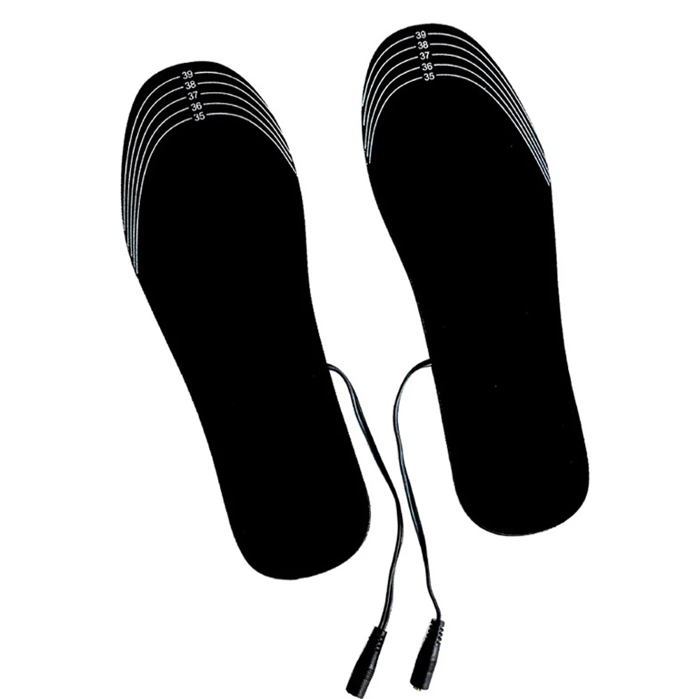 Электрические Подогреваемые стельки для обуви с USB разрезаемые моющиеся