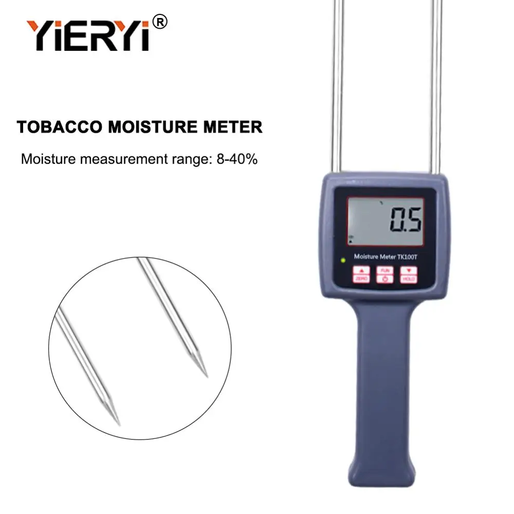 Yieryi 100% новый бренд TK100T портативный цифровой измеритель влажности табака тестер