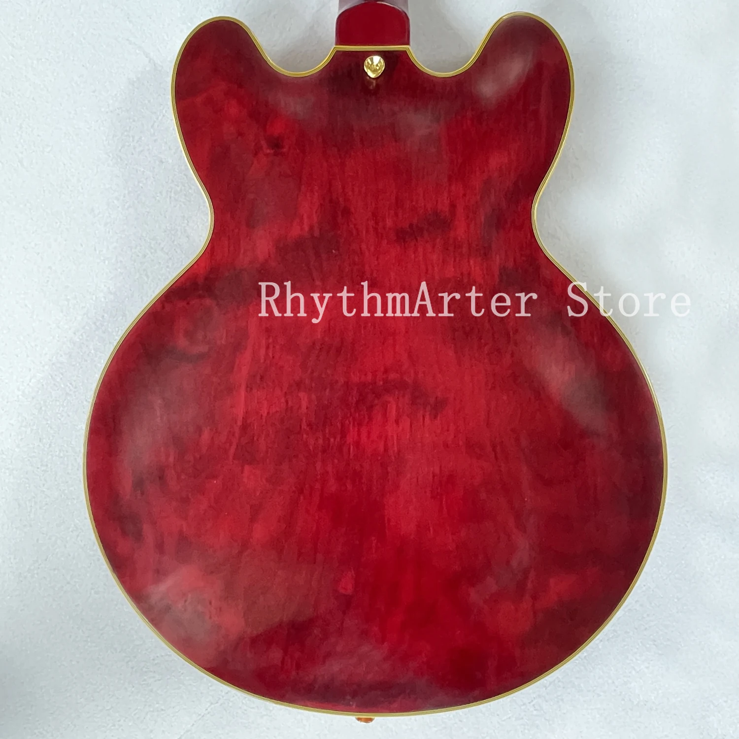 Гитара jazz на заказ вишнево красная двойная гитара с f образным отверстием из