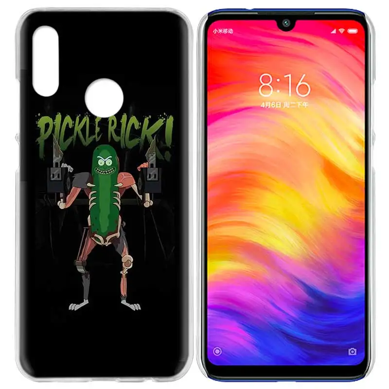Чехол для Xiaomi Redmi Note 7 7A фотоаппаратов моментальной печати 7S 6 6A 5 Y3 K20 mi 8 до 9 лет CC9 CC9E A1 A2 A3 играть F1 Lite Pro Plus Рик и Морти Pickle Ric