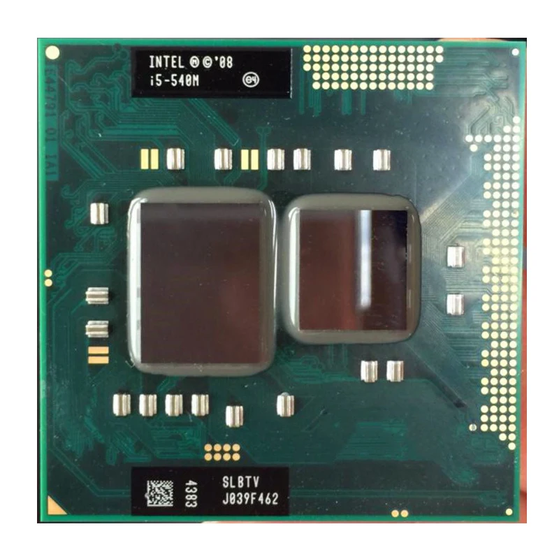 Оригинальный процессор для Intel Core i5 580M 560M 540M 520M двухъядерный PGA 988 ноутбук