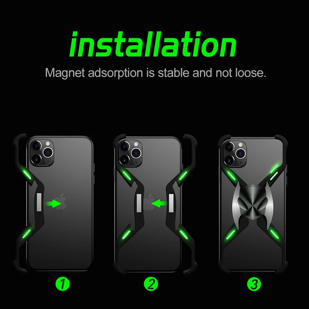 Магнитный чехол для iphone11 11 pro max X XS XR 7 8 plus p защитный крутой металлический