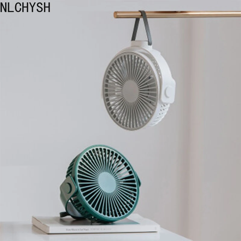 

Mini Ceiling Fan Outdoor Tent Fan Desktop Portable USB Rechargeable Fans Fourth Gears Wind for Home Office Dormitory Bedroom