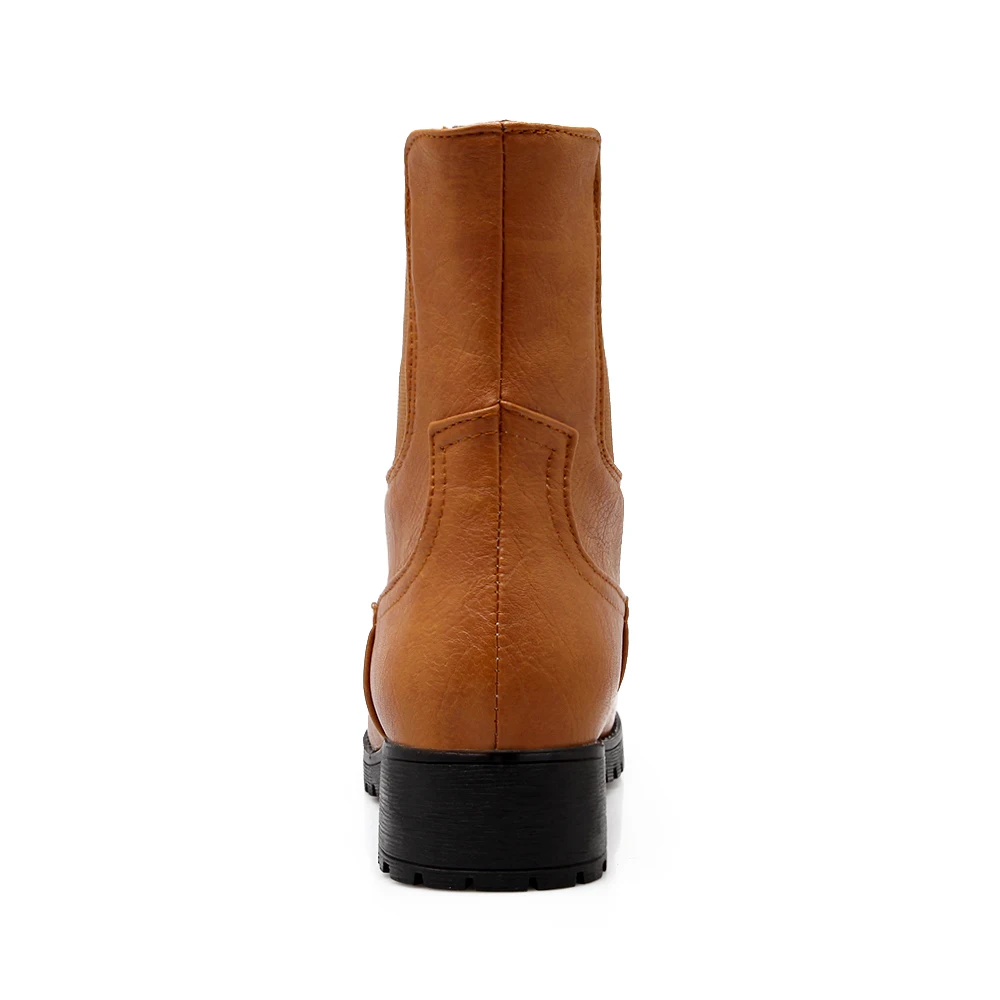 

Lloprost ke Women Ankle Boot Low Heels Shoes Female Thick Plush Shoes Ladies Round Toe Shoes Winter 2019 Plus Size 34-43 H496