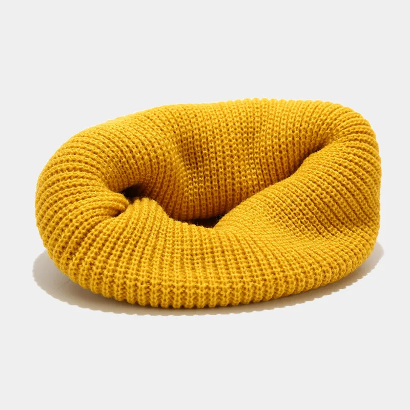 

Autumn Winter Hat Children Warm Knitted Beanies Brimless Hat Girls Boys Fur Ball Beanie For Baby Soft Pompom Skullies Trendy Hat