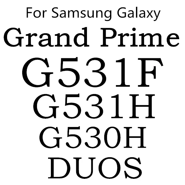 For Grand Prime G530 Закаленное защитное стекло для samsung Galaxy S3 S4 S5 NEO S6 J7 J5 J3 J1 Core J2 Prime Grand Prime G530 защита экрана - Цвет: For Grand Prime G530