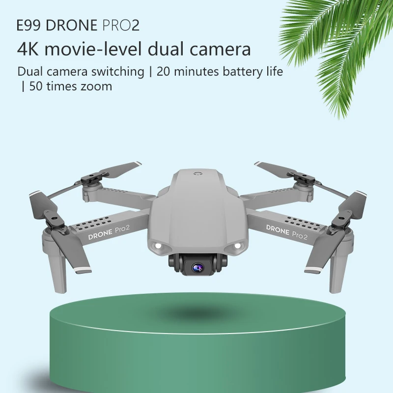 E99 Pro2 RC Mini Drone 4K 1080P 720P Dual Camera WIFI FPV Aerial Photography Helicopter Foldable Quadcopter Dron Toys