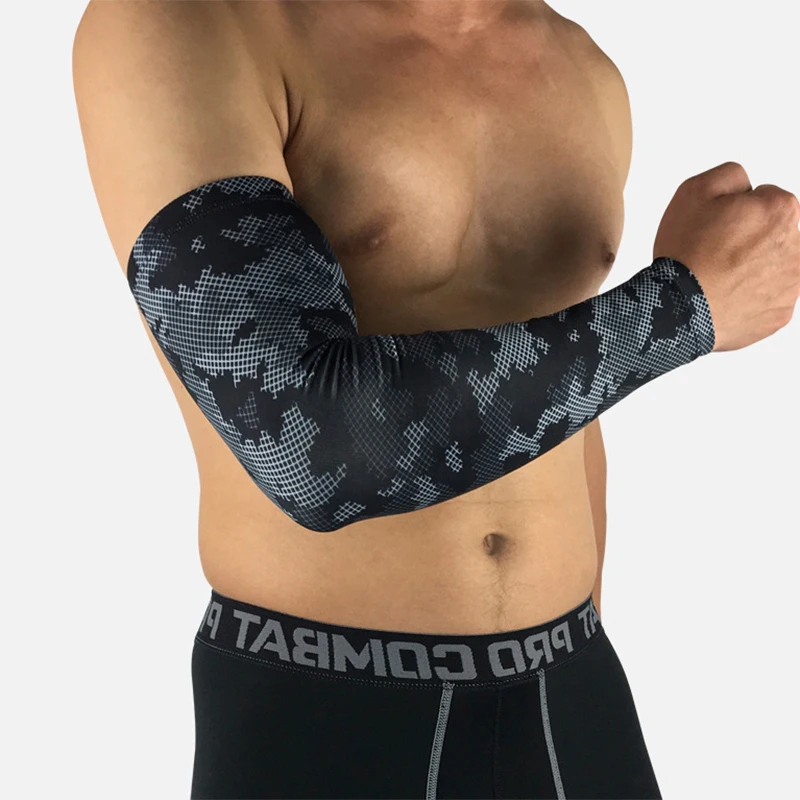 1 шт. нарукавники для велоспорта дышащие быстросохнущие камуфляжные бега