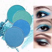 color salon diy glamorous blue eyeshadow pastel pigment waterproof matte gemstone eyeshadow cosmetic palette