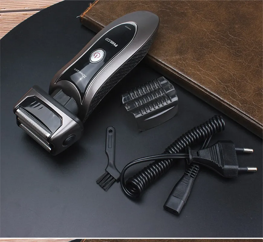 Бритва Мужская аккумуляторная с 4 лезвиями и ЖК дисплеем|Электробритвы| |