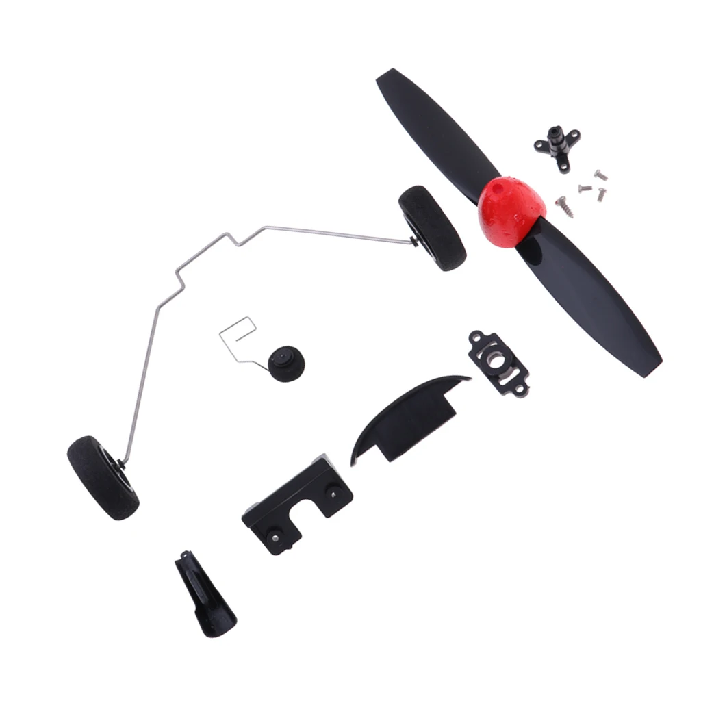 Пропеллер + передние и задние шасси запасные части для самолета WLtoys XK A430|Детали