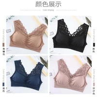 new lace wrap breast beauty back comfortable breathable lace spread breast lace underwear seamless bra