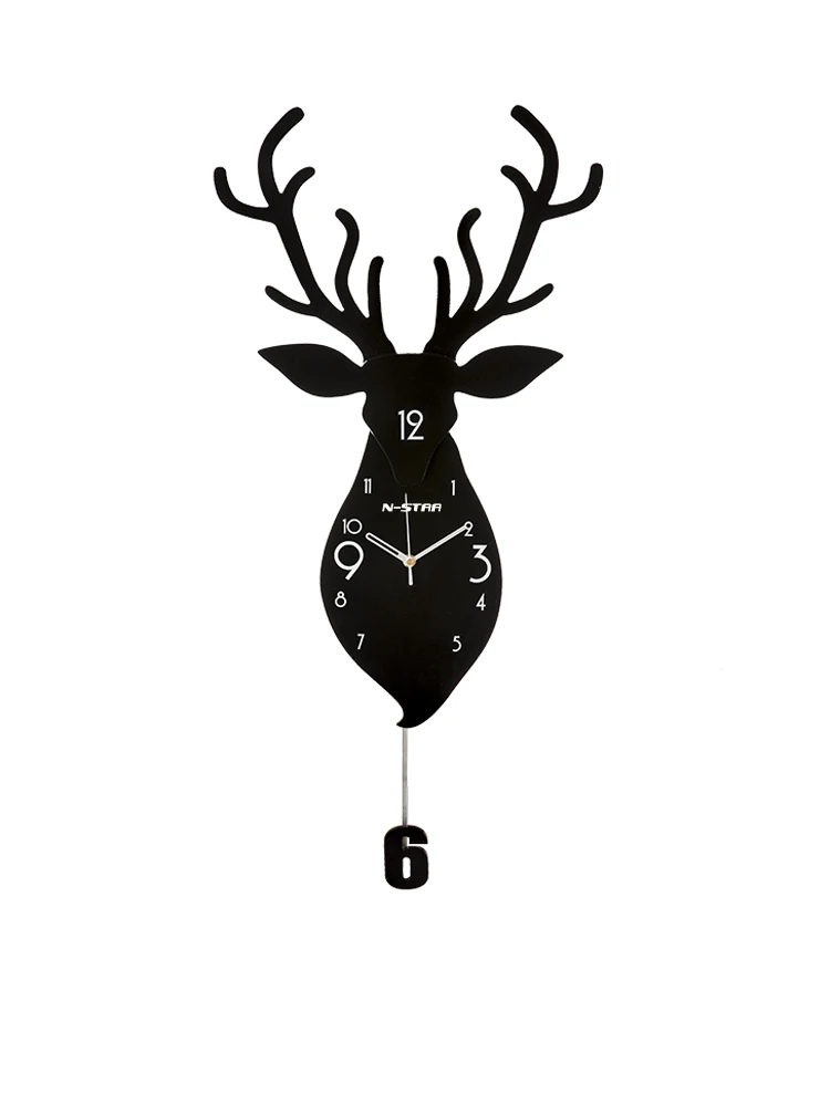 

Wall Watch Creative Decorative Silent Home Decoration Clock Modern Design Large Fashion Reloj Animal New 2019 GG50gz