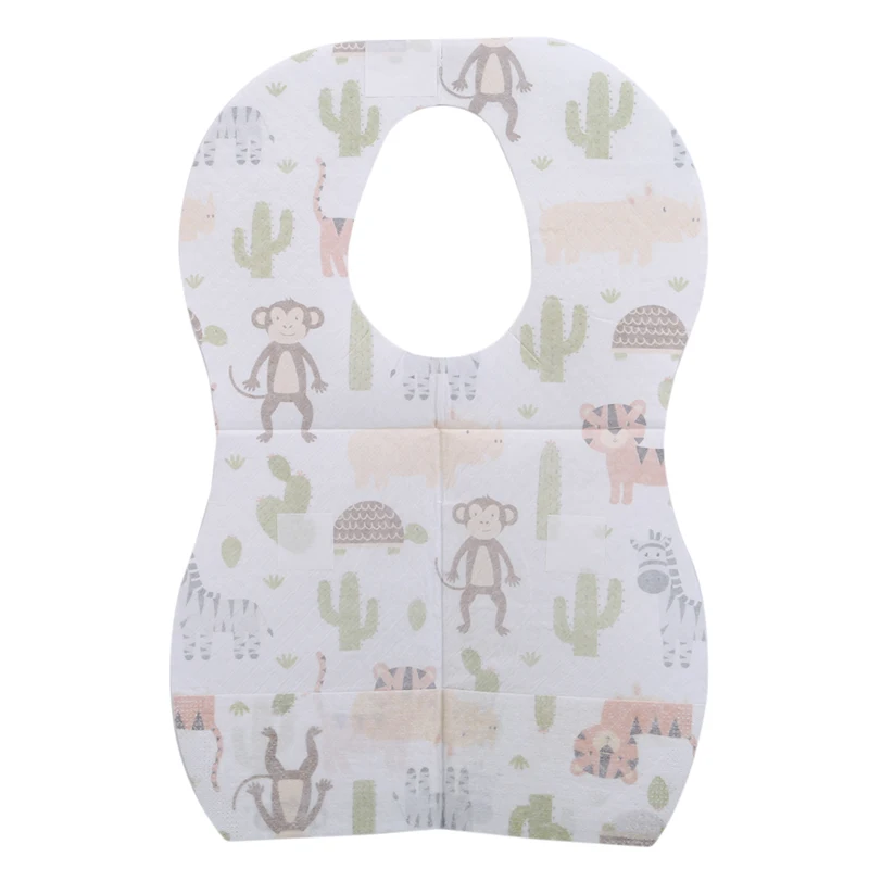 Newborn Baby Disposable Bib Saliva Towel Kids Waterproof Feeding Rice Infant Portable Eating Accessories Supply | Детская одежда и