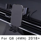 Автомобильный держатель для телефона Audi Q7 Q8 4M крепление на вентиляционное отверстие автомобильный Стайлинг кронштейн GPS подставка вращающаяся поддержка Мобильные аксессуары