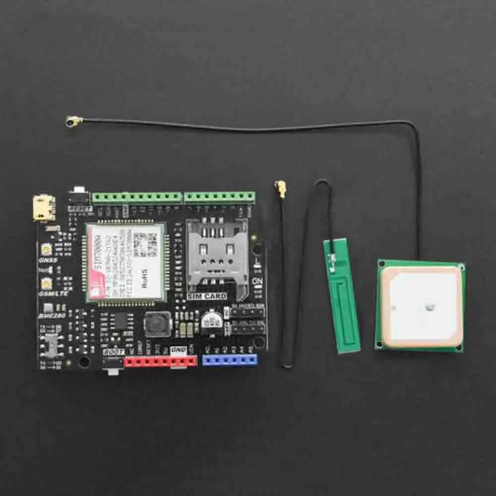 Модуль расширения DFRobot SIM7000A Arduino NB-IoT LTE GPRS поддержка GNSS GPS GLONASS Galileo QZSS BeiDou - купить