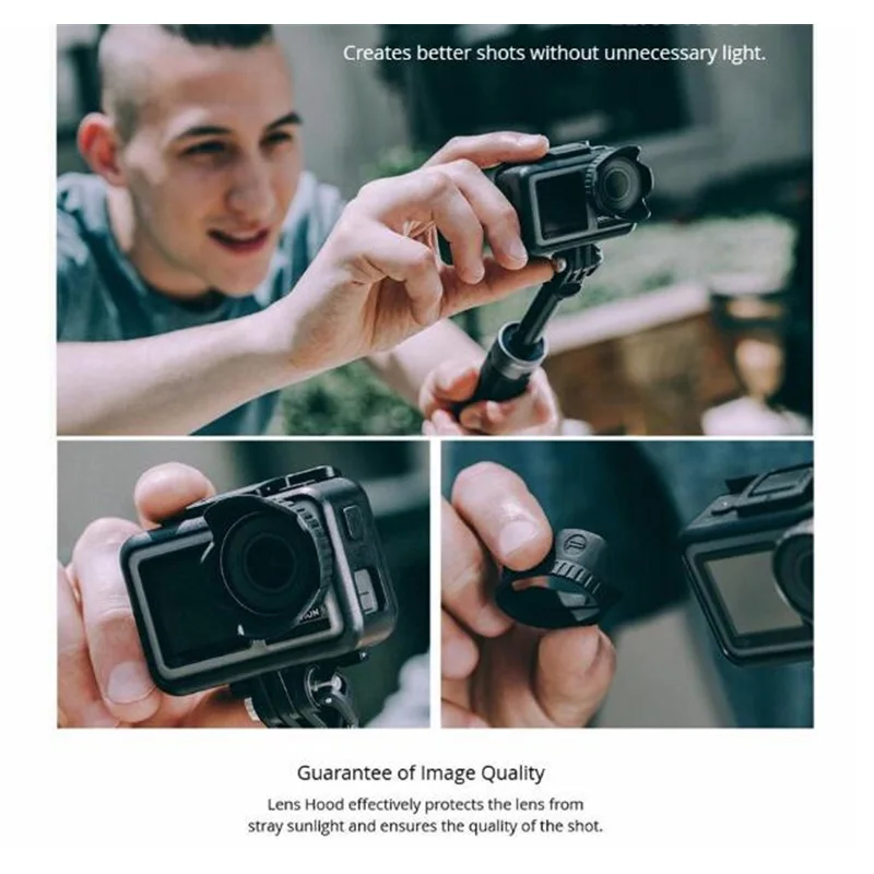 Набор для съемки PGYTECH Vlog DJI OSMO Action-PGYTECH чехол переноски экшн-камеры удлинитель