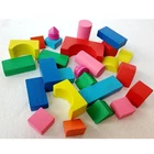 Деревянный Мини Замок строительные блоки геометрическая форма развивающие игрушки ребенок игра экологически чистые 26 шт.компл. 777874