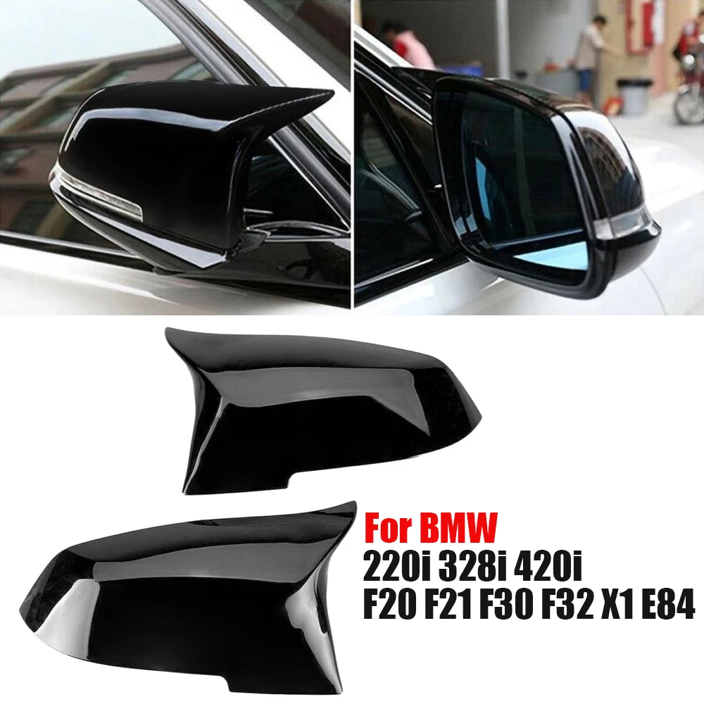 

Dropship Gloss Black Rear View Mirror Cover Cap For BMW F20 F21 F22 F30 F32 F36 X1 F87 M3