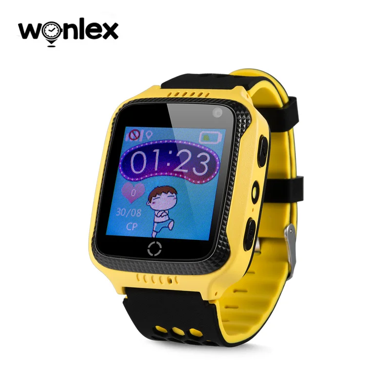 Детские Смарт-часы Wonlex GW500S с фонариком GPS камерой Sim-картой кнопкой SOS и функцией