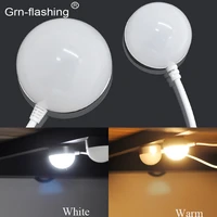 3 5w mini portable led reading lamp adjustable usb night lamp for bedroom student dormitory study learn emergency night lights