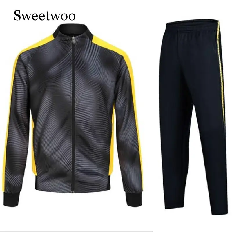 Спортивная одежда 2019 мужской спортивный костюм для бега на зиму и осень мужские