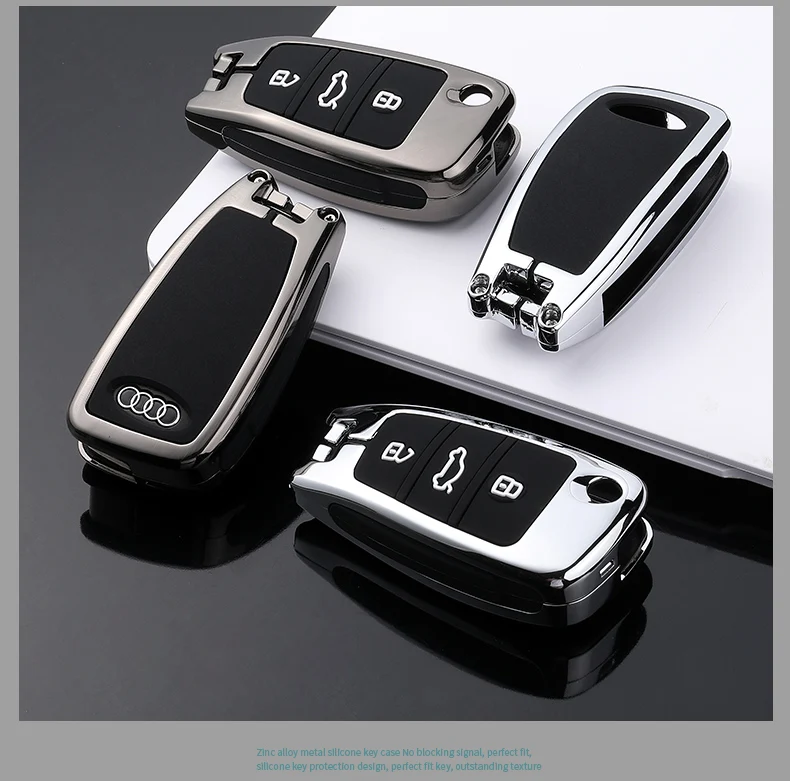 Car Key Case For Audi A1 A3 A4 A5 Q7 A6 C5 C6 A7 A8 R8 S4 S5 S6 S7 S8 SQ5 2015 2016 2017 2018 Flip Protection | Автомобили и