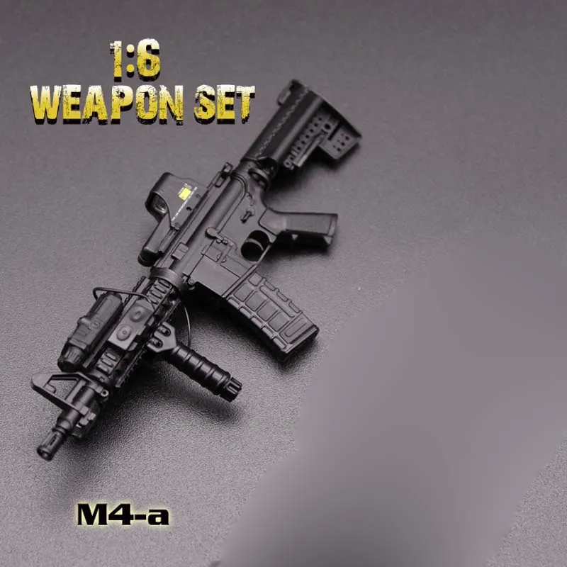 M4A 1/6 весы мини-игрушки 1/6 HK416 серии M4 винтовка оружие Модель игрушки для 1" фигурки аксессуары коллекции игрушки - Цвет: M4A
