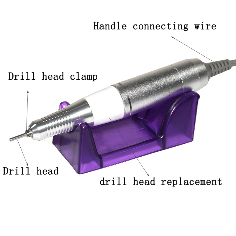 Набор для маникюра и педикюра электрическая дрель ногтей 30000 об/мин аксессуары