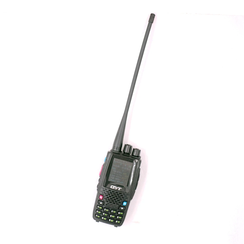 QYT KT-8R четырехдиапазонный двухсторонний радио 136-174 МГц 350-390 МГц 220-260 МГц 400-480 МГц 5 Вт цветной ЖК-дисплей HAM Transeiver