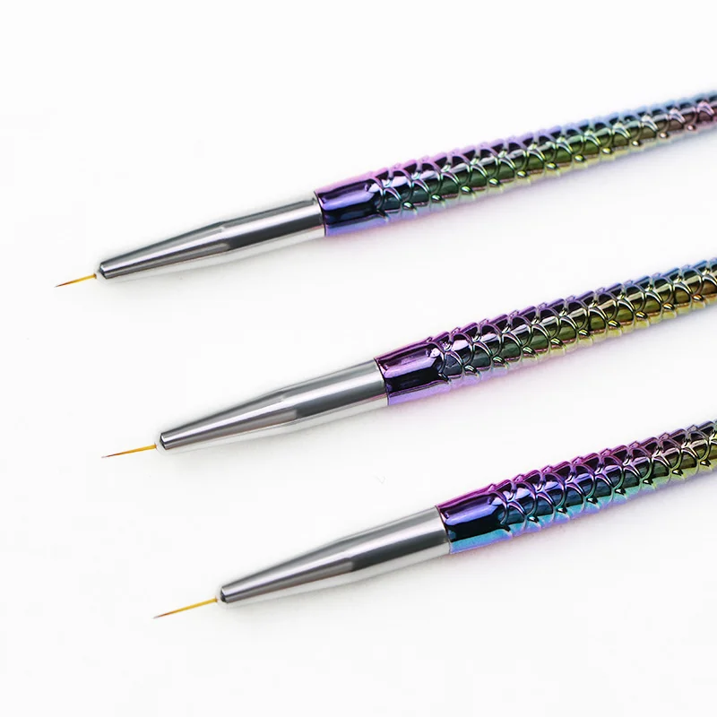 Esnol-набор кистей для маникюра маникюрные принадлежности УФ-гель ногтей тонкая