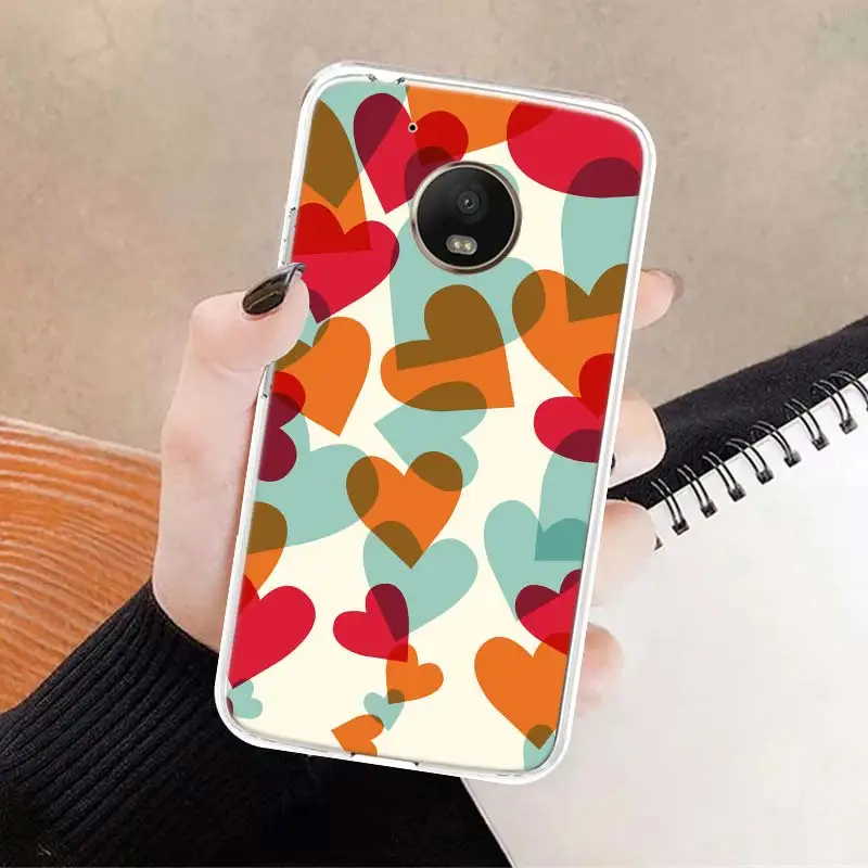 purple heart swirl soft cover soft phone case for motorola moto g7 g8 g9 g6 g30 e5 e6 power plus play one macro action fusion free global shipping