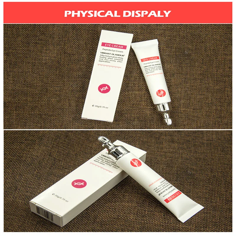 Пептидный коллагеновый крем для глаз против морщин удаление мешков под глазами