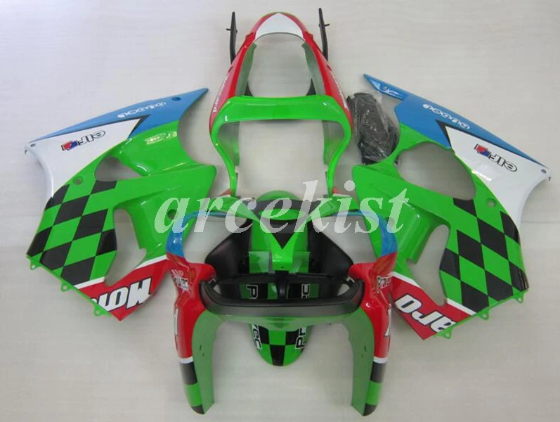 Новый ABS мотоцикл обтекатели комплект подходит для kawasaki Ninja ZZR600 05 06 07 08 ZX-6R 636 6R 00 02 01
