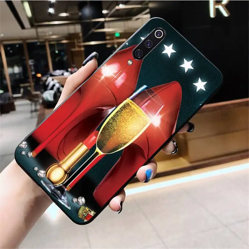 Роскошный красный чехол на высоком каблуке для Huawei Honor 30 20 10 9 8 8x 8c v30 Lite view pro |