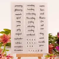 scrapbook dies arrivals clear stamps and dies rubber stamps for card making wax silicone silicone stamp alphabet stamp