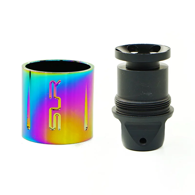 

SLR линейный Гибридный 5,56 компенсатор реплика для 14 мм отрицательные резьбовые Airsoft бочки