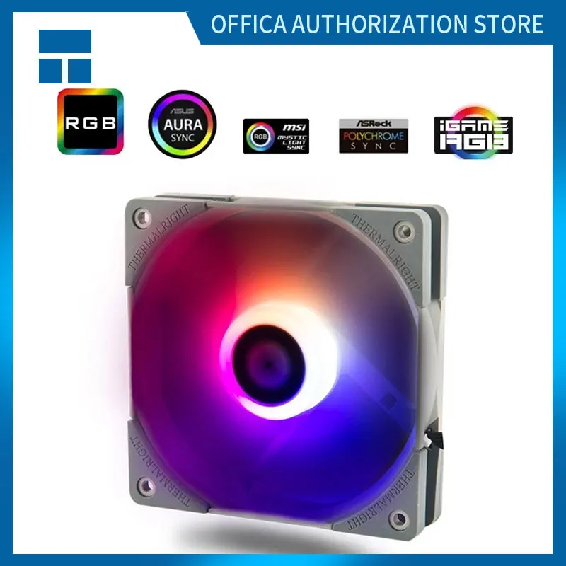 Thermalright TL RS12 Процессор охлаждающий вентилятор охлаждения 120 мм 5V/3PIN RGB PWM бесшумный
