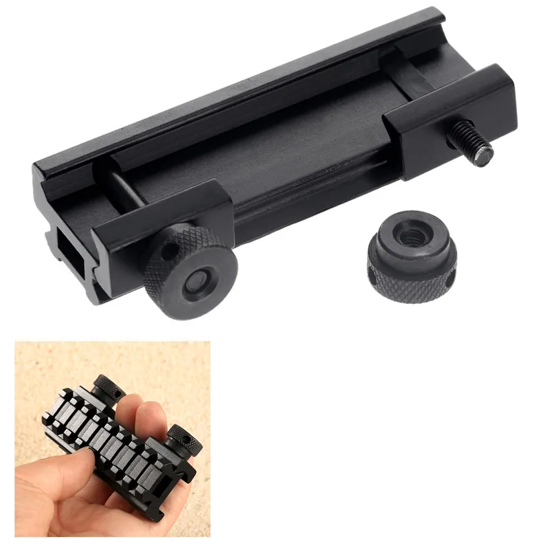 Тактическое Крепление адаптер для прицела винтовки с прозрачной основой 8 слотов