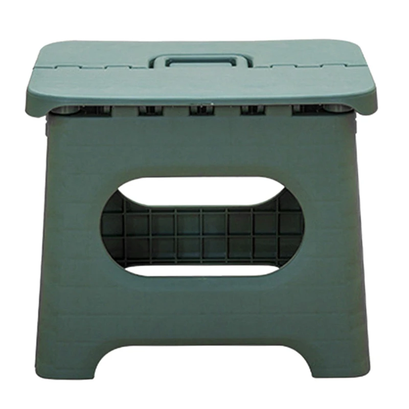 Складной ступенчатый стул складной с ручкой портативный маленький пластиковый