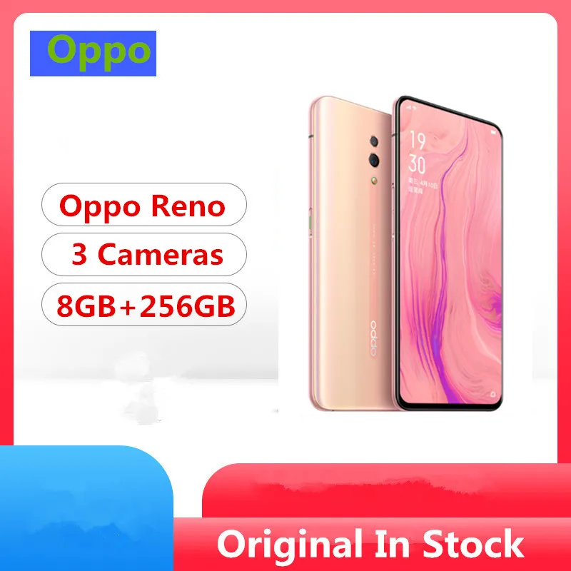 Oppo Reno смартфон с 6 4 дюймовым дисплеем процессором Snapdragon 710 ОЗУ 8 Гб ПЗУ 256 ГБ 48 МП
