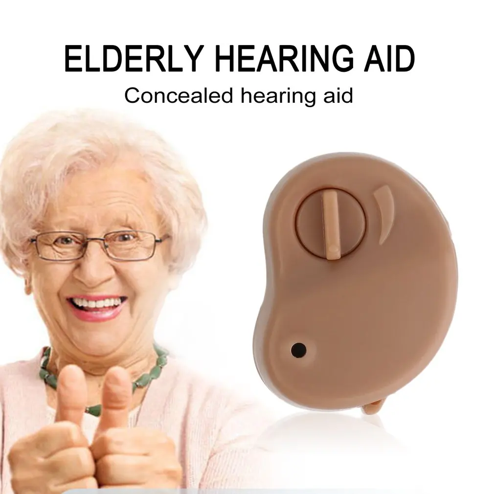 

Mini Size Ear Hearing Aid Sound Amplifier Micro Wireless Hearing Aids For Elderly Best Invisible Hearing Device For Right/Left
