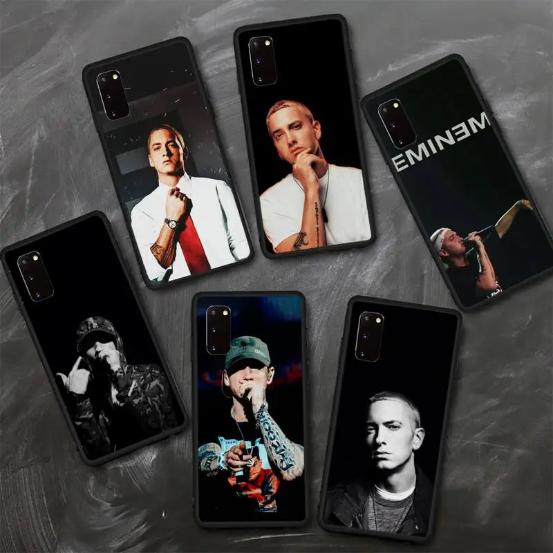 

Cool Rapper Eminem Phone Case for Huawei Y7 Y9 Y6 Y5 Y8 8S 8P nova 3 4 5 6 7 pro 2018 2019 4g 5g se Fundas cover
