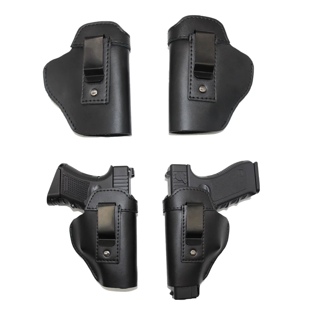 IWB Скрытая кожаная кобура для переноски Sig Sauer P226 SP220 P229/Glock 17 37/Beretta 92/CZ 75/PP/PM