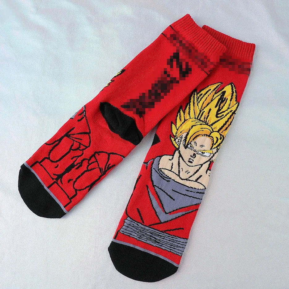 Аниме Сон Гоку какарото чулки Косплей Костюм короткие носки Взрослые хлопковые |