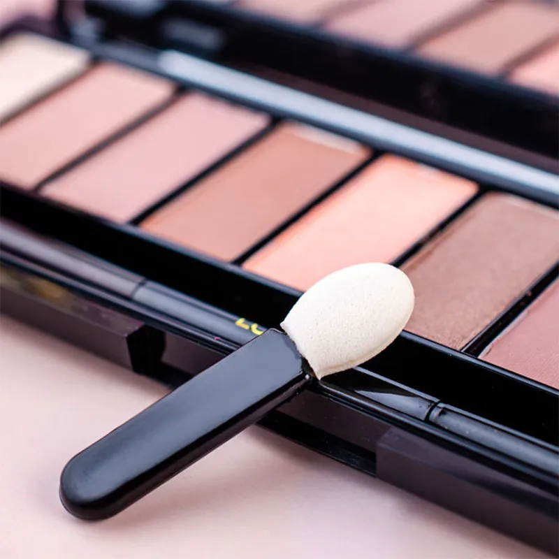 10Pcs Single-end Sponge Nail Powder Puff Brush Eyeshadow Stick Makeup Manicure Nail Art Tool