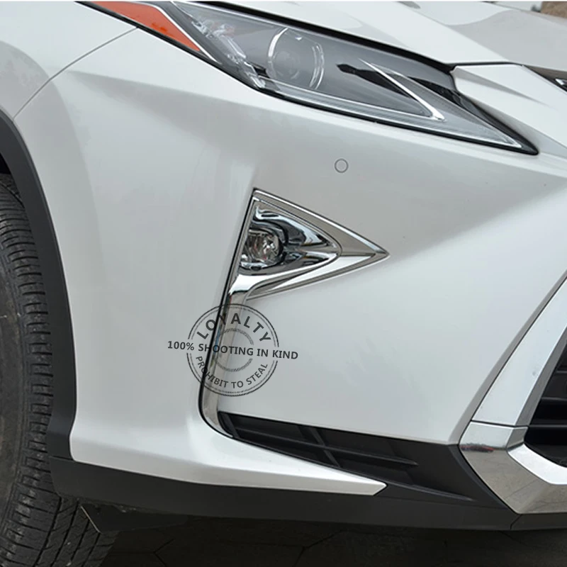 Лояльности для LEXUS RX 2016 2017 ABS Хромированная & матовая передние противотуманные