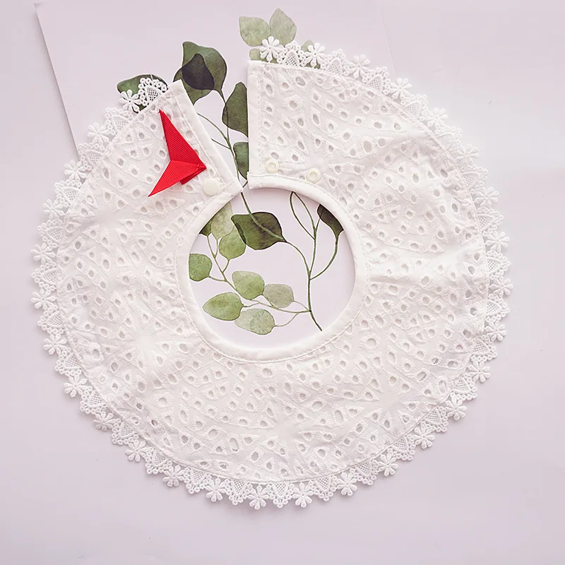 Детский нагрудник с цветочной вышивкой 360 градусов | Детская одежда и обувь