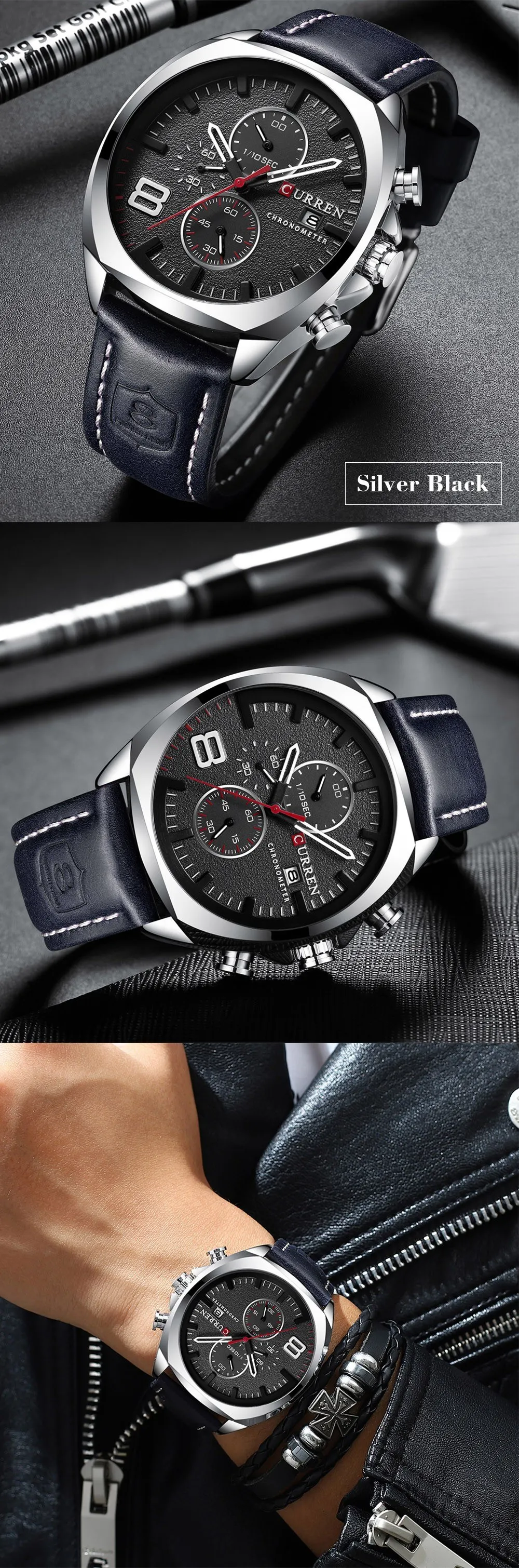 

Man Quartz Sport Watch Drop shipping