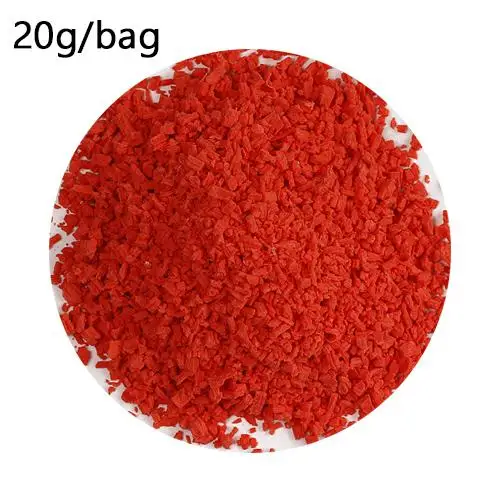 20g Red 20 г/пакет Аддитивные амулеты поддельные спринклеры для наполнителя слизь поставки Diy для десерта, шоколада бисерная глина слизь торт украшения игрушки - Цвет: 20g Red